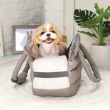 Darrahopens Pet Care > Cat Supplies > Cat Carriers & Crates Gray Purple grey pet carrier bag, cat carrier, dog carrier, small pet travel bag, pet transportation, durable pet bag, comfortable pet carrier, airline approved pet carrier, Australian pet carrier