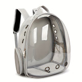 Darrahopens Pet Care > Cat Supplies > Cat Carriers & Crates (GREEN)Replacement Transparent Pet Backpack with Zipper Closure - Heavy-Duty Structure, Ventilated and Padded Lining - Portable Travel Carrier for Cats, Small Dogs, Airplanes, Trains, Cars - Safe and Comfortable Carrier Backpack for Busy Pet Owners - Idea