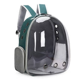 Darrahopens Pet Care > Cat Supplies > Cat Carriers & Crates (GREEN)Replacement Transparent Pet Backpack with Zipper Closure - Heavy-Duty Structure, Ventilated and Padded Lining - Portable Travel Carrier for Cats, Small Dogs, Airplanes, Trains, Cars - Safe and Comfortable Carrier Backpack for Busy Pet Owners - Idea