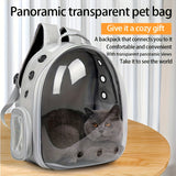 Darrahopens Pet Care > Cat Supplies > Cat Carriers & Crates (GREEN)Replacement Transparent Pet Backpack with Zipper Closure - Heavy-Duty Structure, Ventilated and Padded Lining - Portable Travel Carrier for Cats, Small Dogs, Airplanes, Trains, Cars - Safe and Comfortable Carrier Backpack for Busy Pet Owners - Idea