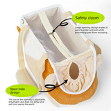 Darrahopens Pet Care > Cat Supplies > Cat Carriers & Crates Lion Shape Pet Carrier Bag Large Capacity Breathable Mesh Adjustable Opening Portable Handheld Shoulder Travel Bag for Local Pet Owners and Small Animals