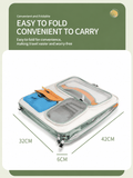 Darrahopens Pet Care > Cat Supplies > Cat Carriers & Crates Orange and Grey Large Space Pet Carrier Trolley – Foldable Cat Carrier Backpack with Breathable Side Mesh & View Window, Silent Rolling Wheels, Storage Pocket and Removable Bottom Pad for Dog and Cat, 42 x 36 x 27CM In Australia - Darrahopens