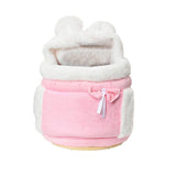 Darrahopens Pet Care > Cat Supplies > Cat Carriers & Crates Plush Pet Carrier Backpack Pet Warm Bag with Hand Warmer Pocket Pink - S