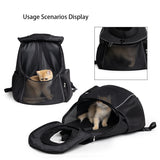 Darrahopens Pet Care > Cat Supplies > Cat Carriers & Crates Purple Breathable Mesh Pet Carrier Backpack - Head-Out Design for Small Dogs & Cats, Ventilated Travel Hiking Carrier Bag with Front Entry & Pockets