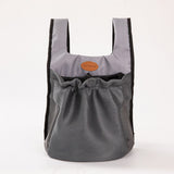 Darrahopens Pet Care > Cat Supplies > Cat Carriers & Crates S Grey Hands-Free Pet Carrier Backpack for Small Dogs & Cats - Breathable Chest Pack for Outdoor Travel & Hiking