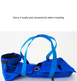 Darrahopens Pet Care > Cat Supplies > Cat Carriers & Crates Size M Blue Multi-Functional Cat Grooming Bag - Anti-Scratch Restraint Pouch for Nail Trimming and Vet Visits