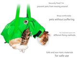 Darrahopens Pet Care > Cat Supplies > Cat Carriers & Crates Size M Blue Multi-Functional Cat Grooming Bag - Anti-Scratch Restraint Pouch for Nail Trimming and Vet Visits
