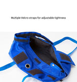 Darrahopens Pet Care > Cat Supplies > Cat Carriers & Crates Size M Blue Multi-Functional Cat Grooming Bag - Anti-Scratch Restraint Pouch for Nail Trimming and Vet Visits