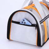 Darrahopens Pet Care > Cat Supplies > Cat Carriers & Crates Size M Light Green And White Foldable Pet Carrier Bag - Lightweight, Breathable, and Spacious for All Seasons