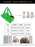 Darrahopens Pet Care > Cat Supplies > Cat Carriers & Crates Size S Orange Multi-Functional Cat Grooming Bag - Anti-Scratch Restraint Pouch for Nail Trimming and Vet Visits