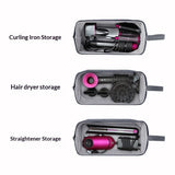 Darrahopens Pet Care > Cat Supplies > Cat Carriers & Crates Travel Case , Portable Carrying Case for Supersonic Hair Dryer, Shockproof Protection Organizer Bag Travel Storage Bag, Gray（only bag）