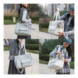 Darrahopens Pet Care > Cat Supplies > Cat Carriers & Crates White cat carrier bag, cat transportation, quilted cat carrier, cat travel, pet care, cat supplies, Australian pet carrier, cat travel bag