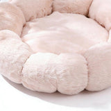 Darrahopens Pet Care > Cat Supplies > Cat Furniture Cat basket - Warm basket for autumn/winter - Round cat basket - Dog mat - Dog basket - Cat basket for home - Pet basket - Pink - 50 cm
