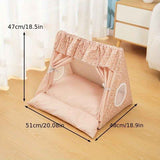 Darrahopens Pet Care > Cat Supplies > Cat Furniture cat bed, dog bed, all-season pet bed, semi-enclosed pet tent, detachable pet bed, washable pet bed, small pet bed, medium pet bed, cute pet bed, trendy pet bed, Australian pet bed, indoor pet tent, breathable pet shelter, cozy pet hideaway, machine washab