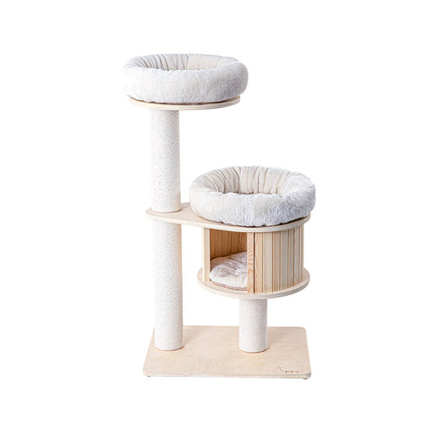 Darrahopens Pet Care > Cat Supplies > Cat Furniture HONEYPOTCAT Classic Solid Wood Perch - 118.5cm