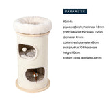 Darrahopens Pet Care > Cat Supplies > Cat Furniture HONEYPOTCAT Cosy Sisal Barrel With Plush Top - Compact 89cm