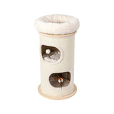 Darrahopens Pet Care > Cat Supplies > Cat Furniture HONEYPOTCAT Cosy Sisal Barrel With Plush Top - Compact 89cm