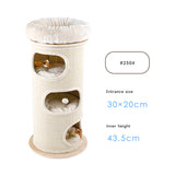 Darrahopens Pet Care > Cat Supplies > Cat Furniture HONEYPOTCAT Cosy Sisal Barrel With Plush Top - Deluxe 115cm