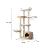 Darrahopens Pet Care > Cat Supplies > Cat Furniture HONEYPOTCAT Cosy Woven Cat Perch - 141.5cm