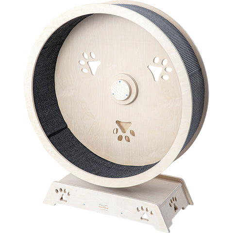 Darrahopens Pet Care > Cat Supplies > Cat Furniture HONEYPOTCAT Fit & Fun Active Runner Wood Cat Wheel - Ultimate 119.5cm