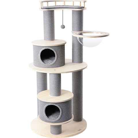 Darrahopens Pet Care > Cat Supplies > Cat Furniture HONEYPOTCAT Majestic Reinforced Multi-Level Cat Tree  - 165cm