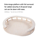 Darrahopens Pet Care > Cat Supplies > Cat Furniture HONEYPOTCAT Majestic Reinforced Multi-Level Cat Tree With Hammock - 168cm