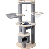 Darrahopens Pet Care > Cat Supplies > Cat Furniture HONEYPOTCAT Majestic Reinforced Multi-Level Cat Tree With Hammock - 168cm