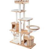 Darrahopens Pet Care > Cat Supplies > Cat Furniture HONEYPOTCAT MZ Grand Elegance Cat Catsle With Space Capsule - PRO 176cm