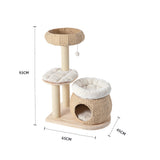 Darrahopens Pet Care > Cat Supplies > Cat Furniture HONEYPOTCAT Plush Woven Cat Retreat - 93cm