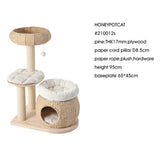 Darrahopens Pet Care > Cat Supplies > Cat Furniture HONEYPOTCAT Plush Woven Cat Retreat - 93cm