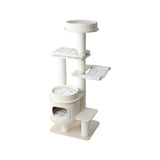Darrahopens Pet Care > Cat Supplies > Cat Furniture HONEYPOTCAT PURRING Multi-Tier Plush & Sisal Deluxe Cat Tree - 153cm
