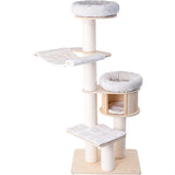 Darrahopens Pet Care > Cat Supplies > Cat Furniture HONEYPOTCAT Signature Solid Wood Cat Tower - 175.5cm