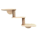 Darrahopens Pet Care > Cat Supplies > Cat Furniture Solid Wood Wall Mounted Cat Climbing Tree Rack Platform Space Capsule Bed Shelf