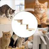 Darrahopens Pet Care > Cat Supplies > Cat Furniture Solid Wood Wall Mounted Cat Climbing Tree Rack Platform Space Capsule Bed Shelf