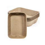Darrahopens Pet Care > Cat Supplies > Cat Litter 10pcs Disposable Litter Box Pulp Degradable Pet Tray Travel Portable Eco Use