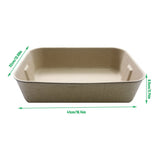Darrahopens Pet Care > Cat Supplies > Cat Litter 10pcs Disposable Litter Box Pulp Degradable Pet Tray Travel Portable Eco Use