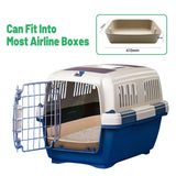 Darrahopens Pet Care > Cat Supplies > Cat Litter 10pcs Disposable Litter Box Pulp Degradable Pet Tray Travel Portable Eco Use