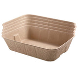 Darrahopens Pet Care > Cat Supplies > Cat Litter 5pcs Disposable Cat Litter Pan Open Design Easy Clean Litter Box Pet Cleaning