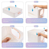 Darrahopens Pet Care > Cat Supplies > Cat Litter Pink Fully Enclosed Cat Litter Box Large Plastic Toilet for Cats with Lid Tray