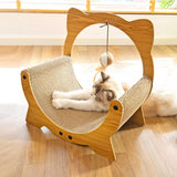 Darrahopens Pet Care > Cat Supplies > Cat Scratchers 2in1 Cat Nest Scratching Board Claw Sharpening Bed for Cats Pet Furniture