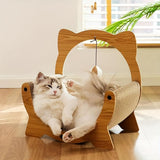 Darrahopens Pet Care > Cat Supplies > Cat Scratchers 2in1 Cat Nest Scratching Board Claw Sharpening Bed for Cats Pet Furniture