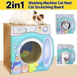 Darrahopens Pet Care > Cat Supplies > Cat Scratchers 2in1 Cat Scratching Board Cat House Combination Durable Cat Bed and Scratcher