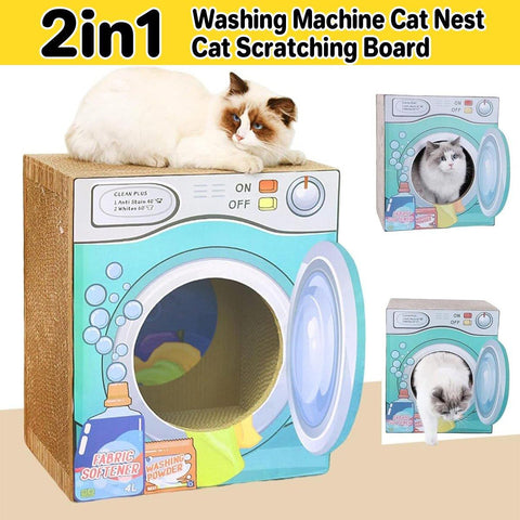 Darrahopens Pet Care > Cat Supplies > Cat Scratchers 2in1 Cat Scratching Board Cat House Combination Durable Cat Bed and Scratcher