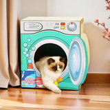 Darrahopens Pet Care > Cat Supplies > Cat Scratchers 2in1 Cat Scratching Board Cat House Combination Durable Cat Bed and Scratcher