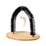 Darrahopens Pet Care > Cat Supplies > Cat Scratchers Arch Cat Scrub Brush Pet Grooming Toy Self Groomer Tickle Device for Cats