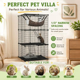 Darrahopens Pet Care > Cat Supplies > Cat Scratchers CARLA HOME Large Cat Cage Diy Enclosure, 3 Tier Pet Playpen Cat Kennel In Australia - Darrahopens