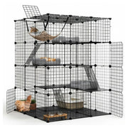 Darrahopens Pet Care > Cat Supplies > Cat Scratchers CARLA HOME Large Cat Cage Diy Enclosure, 4 Tier Pet Playpen Cat Kennel In Australia - Darrahopens