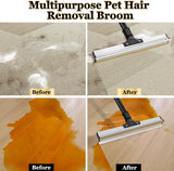 Darrahopens Pet Care > Cat Supplies > Cat Scratchers CARLA HOME Pet Hair Remover Broom with Long Handle, Reusable Fur & Lint Remover for Dog & Cat Hair