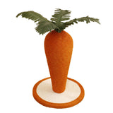 Darrahopens Pet Care > Cat Supplies > Cat Scratchers Carrot Cat Scratching Post Vertical Climbing Frame Interactive Toy for Cats
