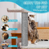 Darrahopens Pet Care > Cat Supplies > Cat Scratchers Cat Scratching Pad DIY Cat Accessory Cat Furniture Protection Cat Climbing - Beige - Size 15.8''×118'' In Australia - Darrahopens